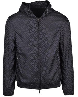 ARMANI EXCHANGE Light Jackets - Blue