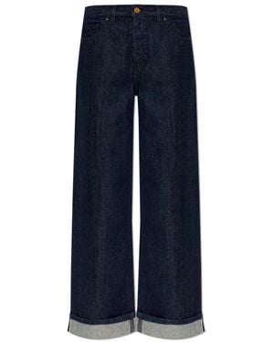 Moncler Wide-Leg Jeans - Blau