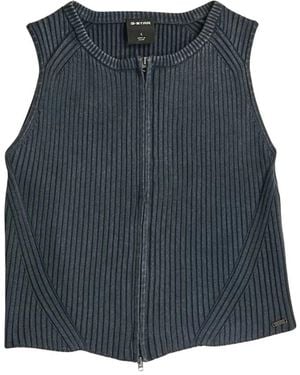 G-Star Sleeveless Tops - Azul