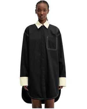 Sportmax Shirt Dresses - Negro