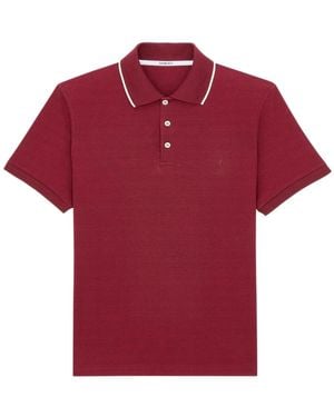 Saint Laurent Polo Shirts - Red