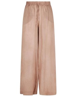 Roberto Collina Wide Trousers - Natural