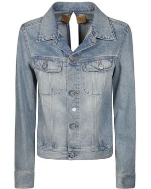 MM6 by Maison Margiela Denim Jackets - Azul