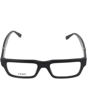 Fendi Diagonale Optische Bril - Metallic