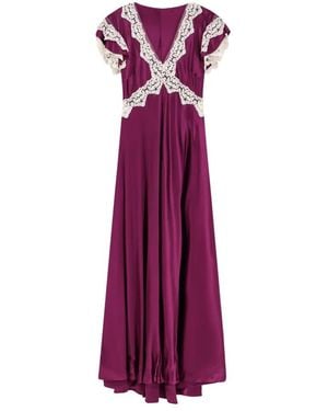 Alberta Ferretti Maxi Dresses - Purple