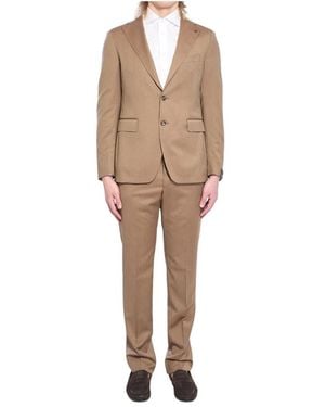Tagliatore Single Breasted Suits - Neutro