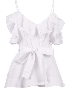 P.A.R.O.S.H. P.A.R.O..H. ,Overhemden ,Wit ,Blusa Canyox 26