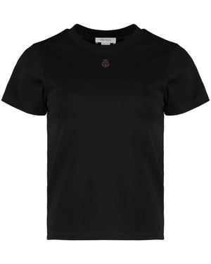 McQueen T-Shirt Met Ronde Hals - Zwart