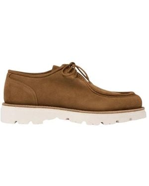 SCAROSSO Schoenen ,Bruin ,Leer Damiano Derby