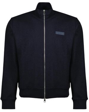Givenchy Truien & Vesten ,Blauw ,Wol Zip-Throughs