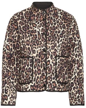 Ichi Jassen ,Veelkleurig ,Polyester Livanta Jas - Zwart