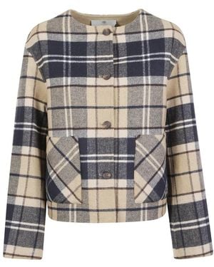 Barbour Jassen ,Wol Marlow Overshirt - Grijs