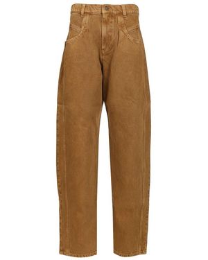 Isabel Marant Loose-Fit Jeans - Marrón