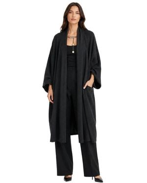 Balmain Langer Cardigan Ohne Knöpfe - Schwarz