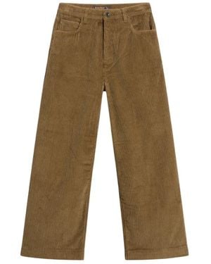 Woolrich Wide Trousers - Marron