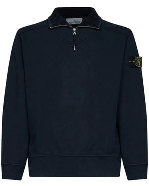 Stone Island Sweatshirts - Blue