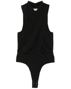 Jonathan Simkhai Juno Gebreide Halter Bodysuit - Zwart