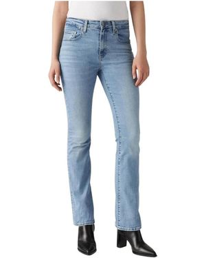 Levi's Jeans ,Blauw ,Denim 725 High Rise Bootcut Jeans