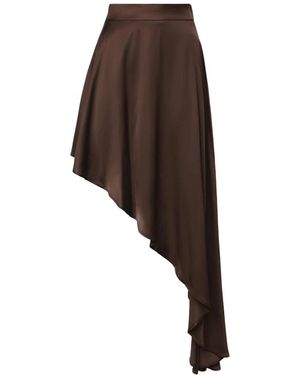 Nineminutes Midi Skirts - Marrón