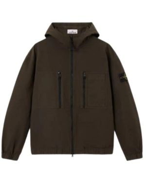 Stone Island Light Jackets - Green