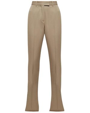The Attico Gabardine Long Pant - Naturel