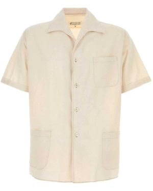 Maison Margiela Short Sleeve Shirts - Neutro