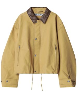 Acne Studios Twill Bomber Jacket - Naturel
