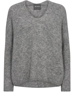 Mos Mosh V-Neck Knitwear - Gris