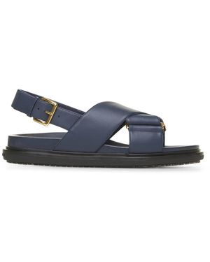 Marni Flat Sandals - Blu