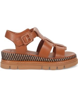Luca Grossi Flat Sandals - Brown