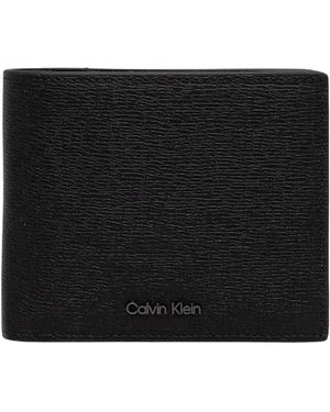 Calvin Klein Saffiano Billfold Portemonnee - Zwart
