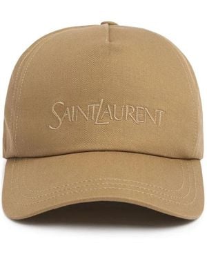 Saint Laurent Stilvolle baseball cap accessoires - Natur