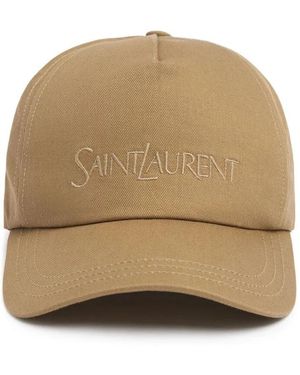Saint Laurent Caps - Natural