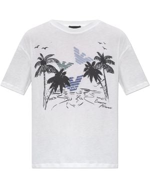 Emporio Armani T-Shirts - Grey