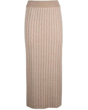 Eleventy Midi Skirts - Neutro