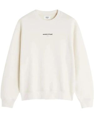 Maison Kitsuné Hoodies & Sweatvesten ,Katoen Paris Comfort Sweatshirt - Wit