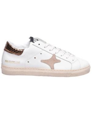 AMA BRAND Klassische Sneaker Aus Echtem Leder - Weiß
