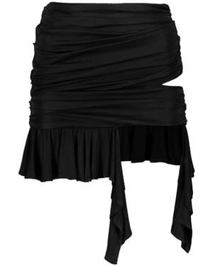 ANDREA ADAMO Short Skirts - Black