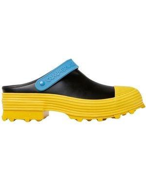 Camper Schwarze Plateauschuhe Für Männer - Gelb