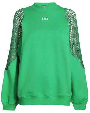 MSGM Sweatshirts - Green