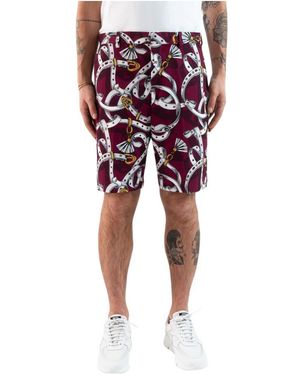 Cor Sine Labe Doli Casual Shorts - Red