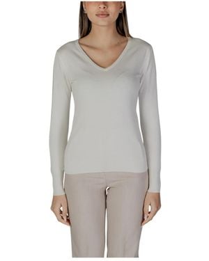 Street One V-Neck Knitwear - Gris