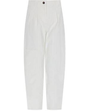 Max Mara Plooitrousers - Wit
