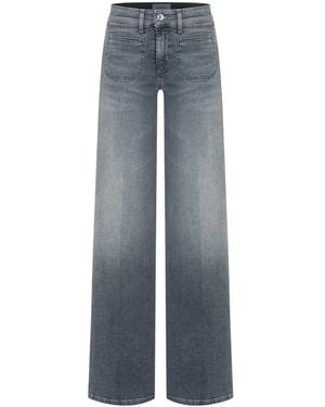 Cambio Wide Jeans - Bleu