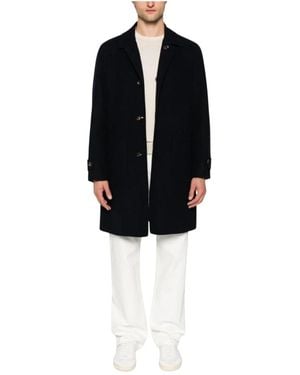 Eleventy Single-Breasted Coats - Black