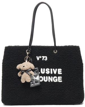 V73 Tote Bags - Black