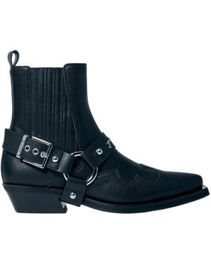 Ganni Cowboy Boots - Blu