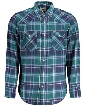 Wrangler Casual Shirts - Blue