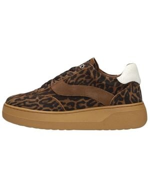 Unisa Fedy Sneakers Mit Panther-Print - Braun