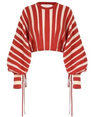 Zimmermann Round-Neck Knitwear - Rouge